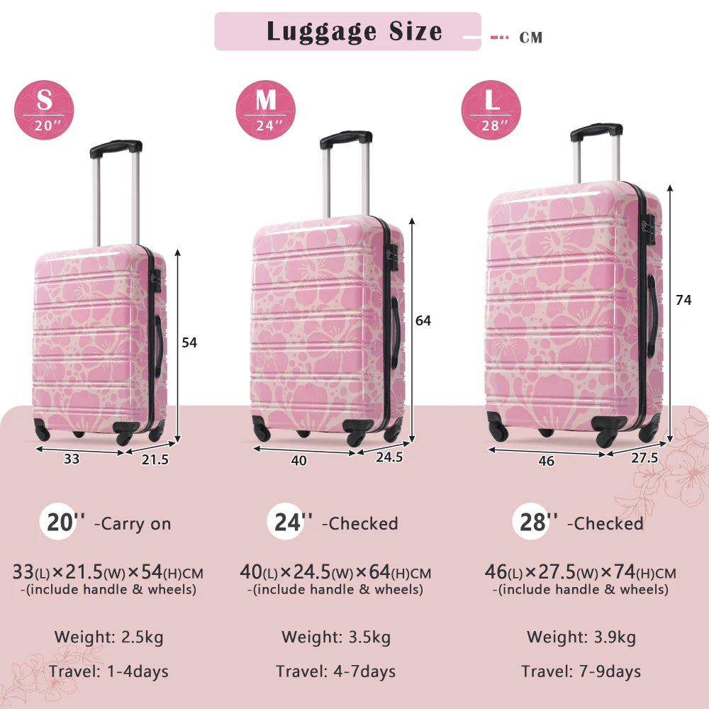 3-Piece Hardshell Luggage Set