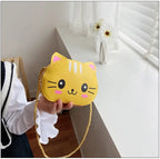 Cute Design Children's Small Cat Shoulder Bags Lovely Baby Girls Coin Purse Boys Kids Crossbody Bag Handbag Princess Accessories