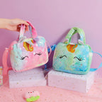 Fashion Sweet Unicorn Handbags For Girls Cute Kid Crossbody Shoulder Bag Children Birthday Party Gift Little Girl Small Purse