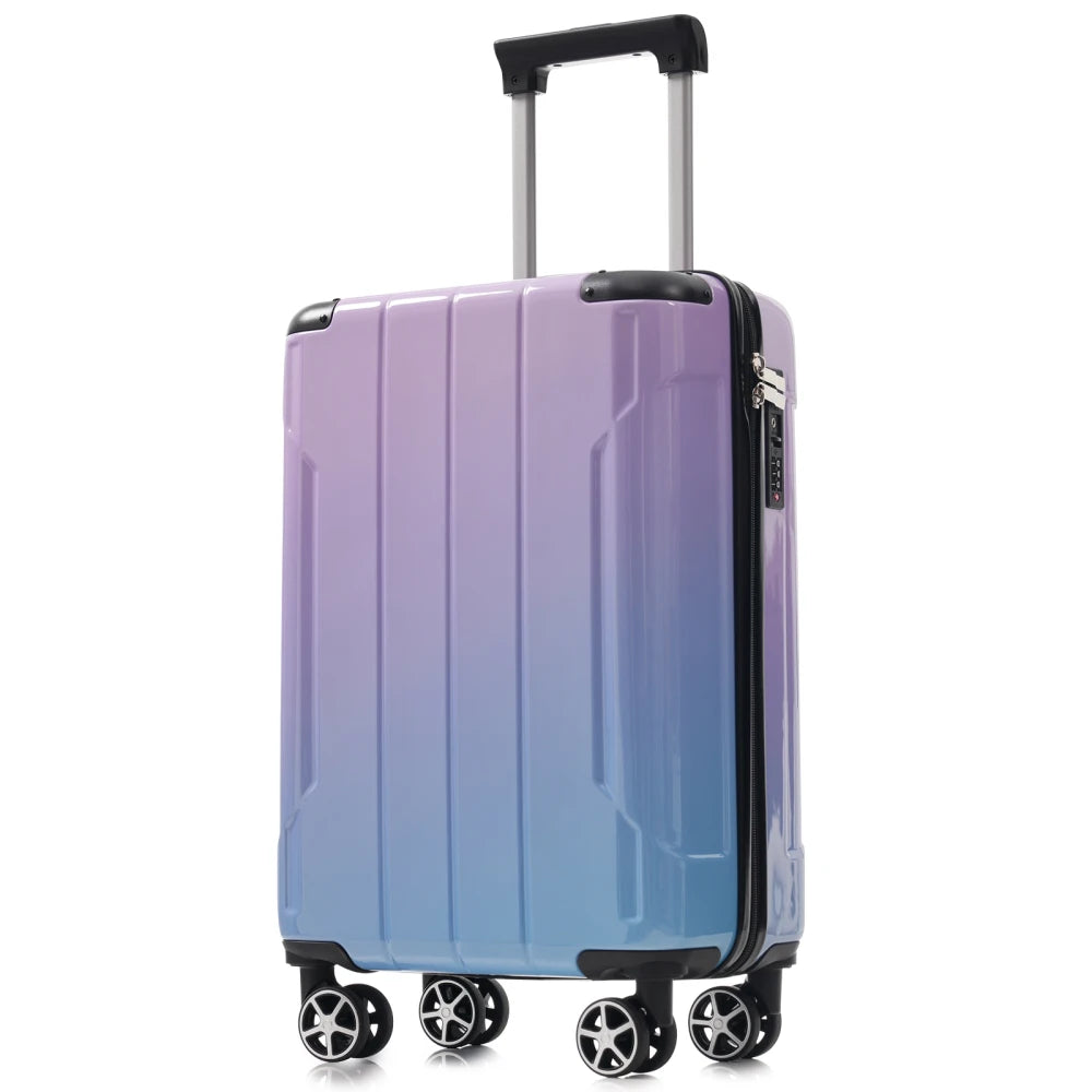 Luggage Sets 2 Piece Suitcase Set with Spinner Wheels, Built-in TSA Lock, Foldable Duffel Bag for Travel Men & Women