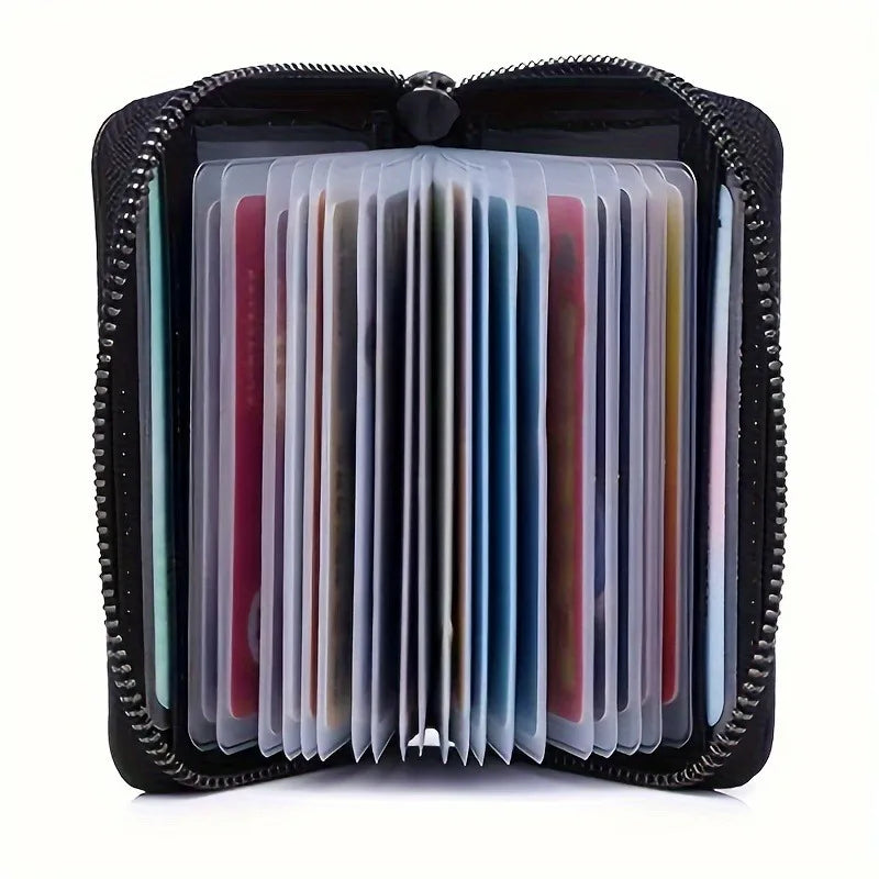 Ultra-Thin RFID Zipper Wallet