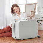 Mixi Patent Design Travel Luggage Women Men Suitcase On Wheels Spinner Trolley Case Bag 18" Carry On 20" 24" Check In 100% PC