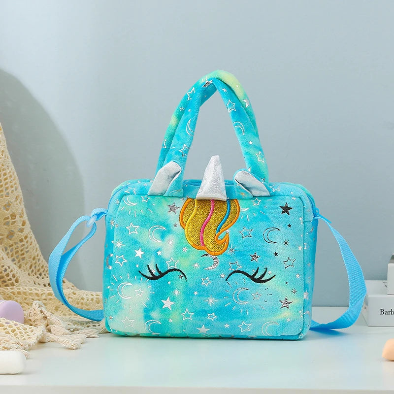 Plush Unicorn Shoulder Crossbody Bag
