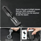 17L Travel Vacuum Bag Reusable Storage Bag Folding Outdoor Compression Bag with Air Pump for Suitcases Backpack Luggage