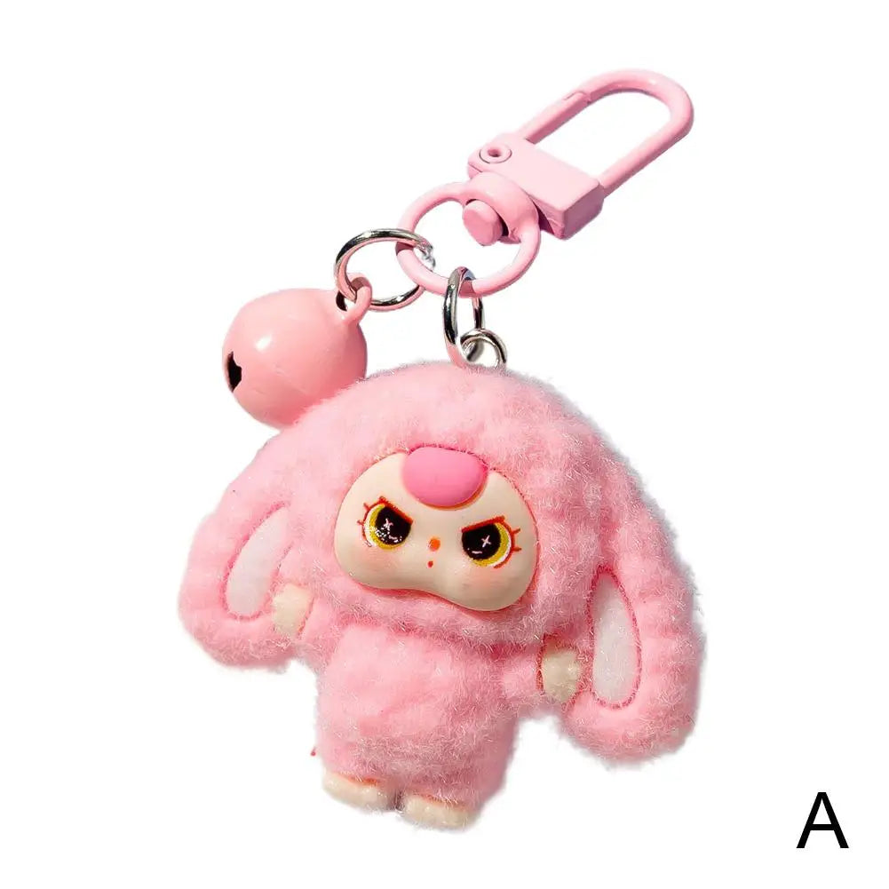 Anime Flocked Dora DIY Decorative Pendant KeyChain Backpack Decor Cute Cartoon Schoolbag Pendant Boys And Girls Gifts