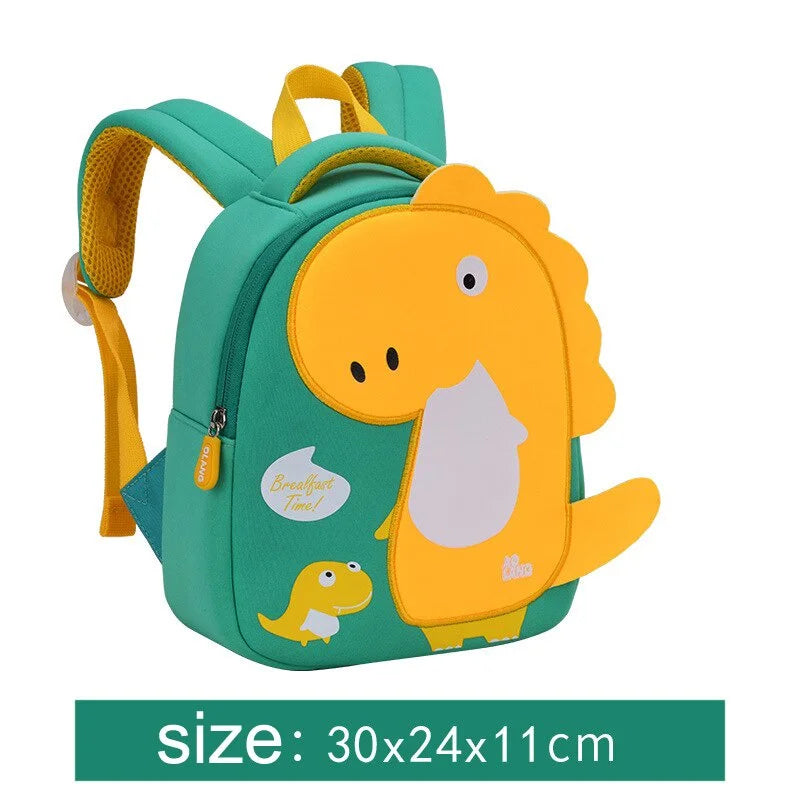 Cute Kids School Bags Kindergarten Preschool Bag Dinosaur Children Schoolbag 3-8 Years Old Cartoon Fashion Backpack for Girl Boy