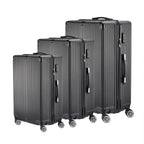 Roshanda 3-Piece Luggage Set Suitcase set 20 "24" 28 "ABS hard shell travel luggage set 4 Universal Swivel quiet Wheels