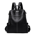 2023 Vintage Women Backpack Large Capacity School Bags Teenagers Girls School Backpack High Quality Genuine Leather Shoulder Bag