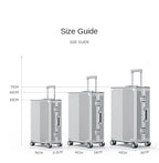 All-magnesium-aluminum alloy Travel Suitcase Rolling Luggage 20-inch Business Boarding Trolley Case With wheels Carry-on Luggage
