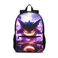 Cartoon G-Gengars Backpack Schoolbag Boys Girls Camping Backpack Lightening Zipper Anime Rucksack for Boys Girls Best Gift