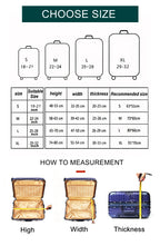 Thick Elastic Cartoon Luggage Protective Cover Zipper Suit For 18-32 inch Bag Suitcase Covers Trolley Cover Travel Accessories