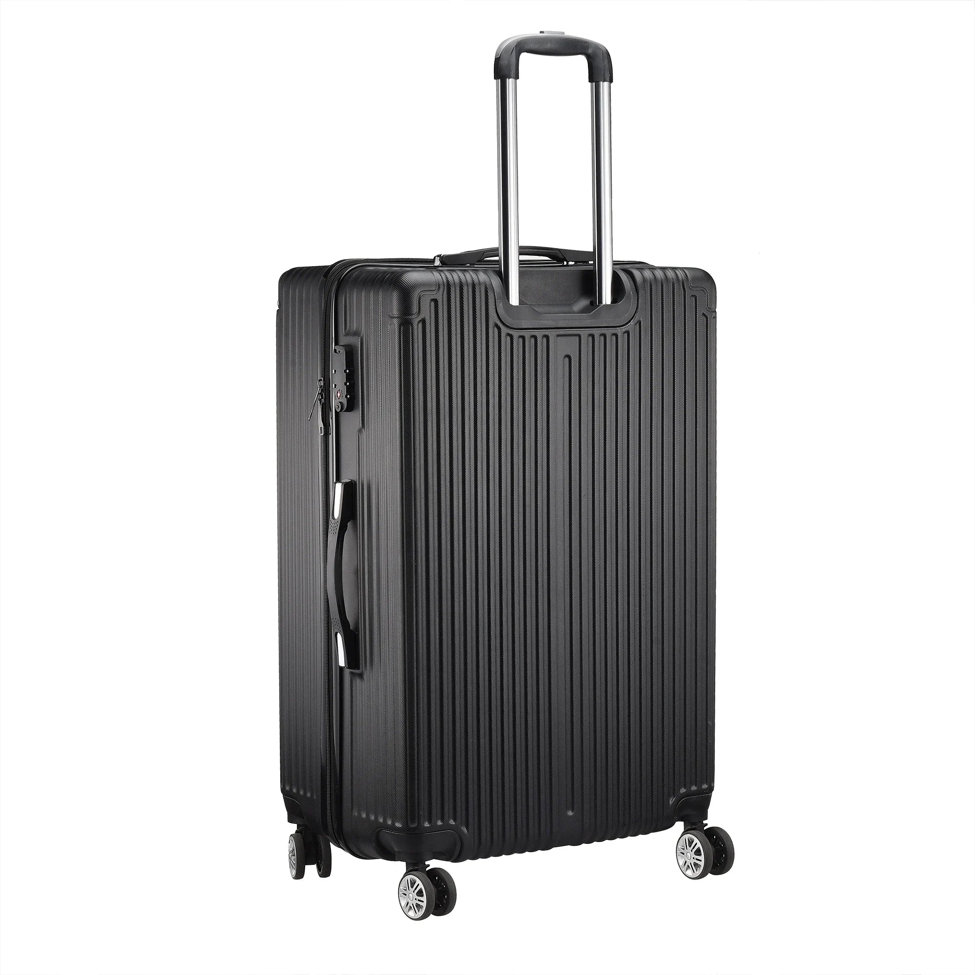 Roshanda 3-Piece Luggage Set Suitcase set 20 "24" 28 "ABS hard shell travel luggage set 4 Universal Swivel quiet Wheels