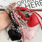 Heart Tassel Pendant Handmade Keychain