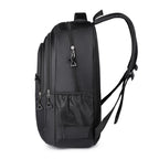 Durable Backpack | Universal Leisure Backpack | Multi-Pocket Travel Bag, Suitable for Business Travel, Short Trips - Black