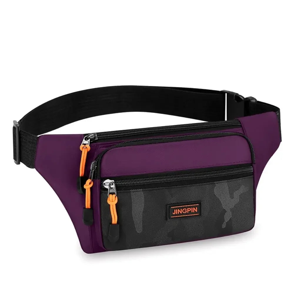 Waterproof Waist Bag Korean-style High-capacity Outdoor Sports Fanny Pouch Canvas Child Banana Bag for Girls Kids Bag
