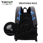 Tinyat Durable Casual Foldable Commute Schoolbags Fit 15.6 Inch Laptops With Multiple Pockets, Large Capacity Waterproof Outdoor