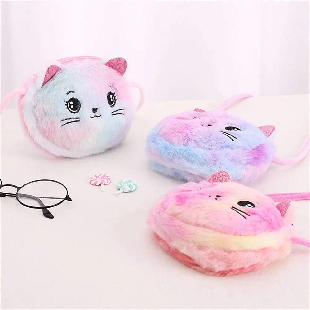 Rainbow Cat Messenger Shoulder Bag for Kids