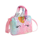 Plush Unicorn Shoulder Crossbody Bag