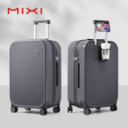 Mixi New Design Suitcase Carry On Luggage with Cup Phone Holder Hard Shell Rolling Luggage PC Spinner Wheels Trolley Case