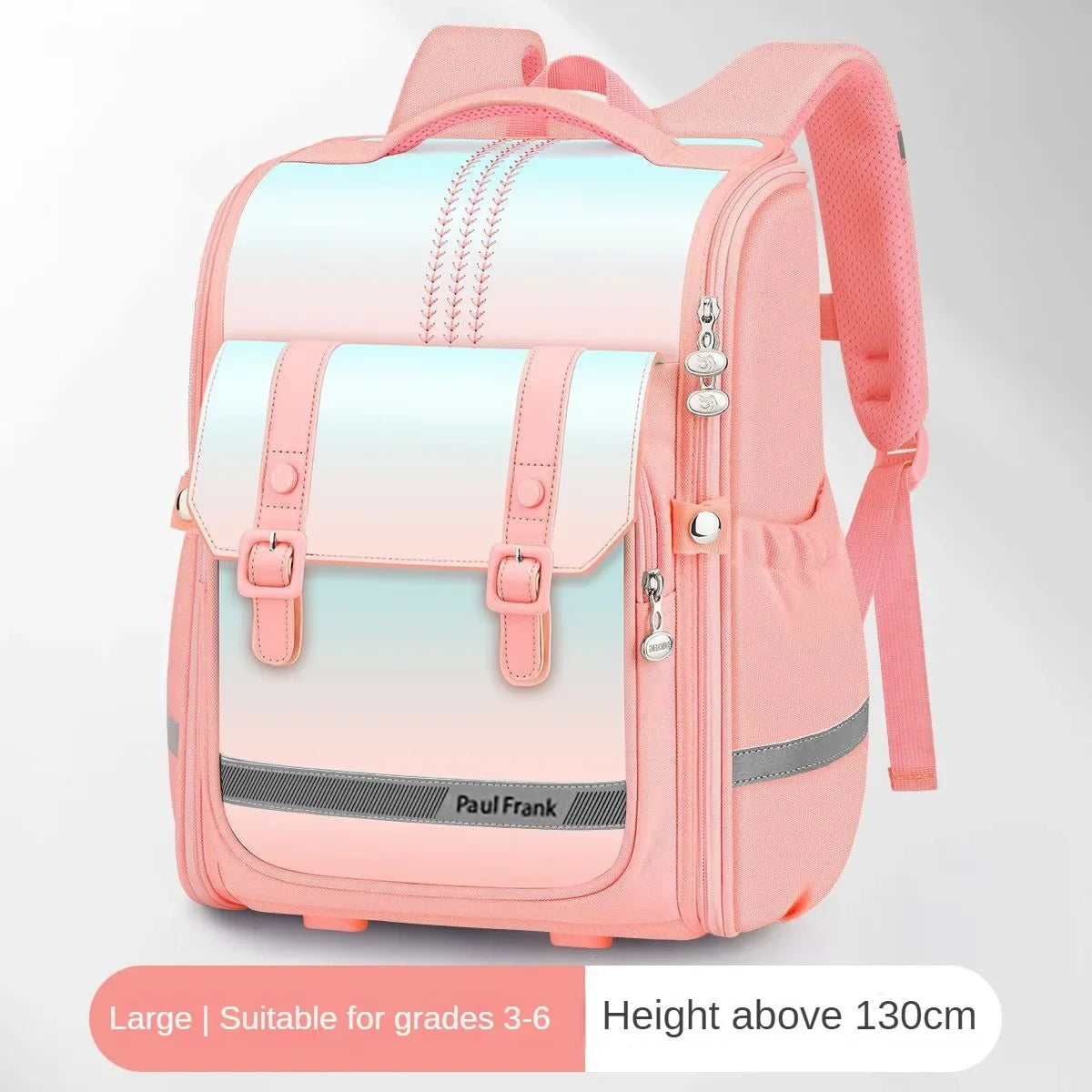 Internet Celebrity Gradient Schoolbag Spine Protector and Load-reducing Children's Large-capacity Shoulders 어린이 가방