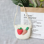 Children's Straw Crossbody Bag Lovely Girls Small Coin Purse Princess Wallet Handbags Baby Kids Mini Summer Shoulder Bags