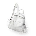 Women's Backpack Lady Bag Fashion Aesthetic Backpacks Cute Small Backpack Leather Bag White Bag Casual Anti-Theft Backpack