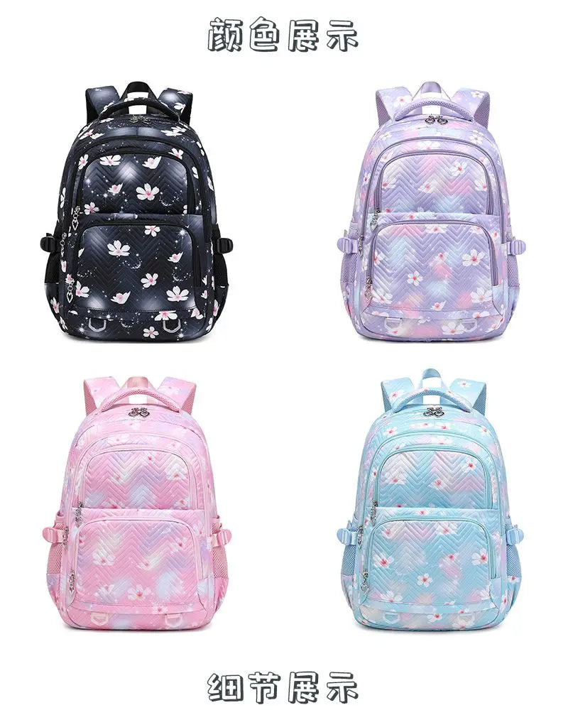 6-12 Kids Backpack Rumini Miraa Zoeyy HUNTR/rX 2026 Print Cartoon School Bag Large Capacity Student Travel Backpacks