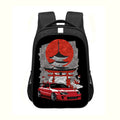 Japan JDM Racing Car Print Backpack Engine Turbo Women Men Rucksack Children School Bags for Teenager Laptop Backpack Travel Bag
