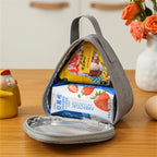 Mini Triangular Insulation Bag Aluminum Foil Thermal Cooler Lunch Tote Student Rice Ball Bag Lunch Box Bento Lunch Carry Bags
