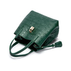 Classic Simple Solid Color Women's New 2024 Large Capacity Handbag Letter Element Women's Handbag