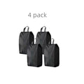 2 or 4 Pack: Portable Nylon Waterproof Shoe Storage Bags with Zipper Closure