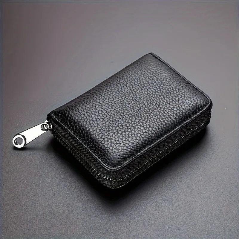 Ultra-Thin RFID Zipper Wallet