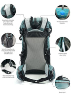 40L Outdoor Hiking Camping Backpack Large Capacity Waterproof Climbing Bag Travel Equipment Men Women's 2024 New Backpack
