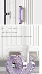 New Luggage 20 inch Carry-on Suitcase Side Opening Travel Suitcase Aluminum Frame Trolley Case 30 inch Large Capacity Luggage