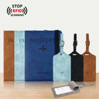 Rfid Blocking Protection Travel Passport Credit Holder Cover Case Business PU Leather Women Men Ticket Protective Accessories