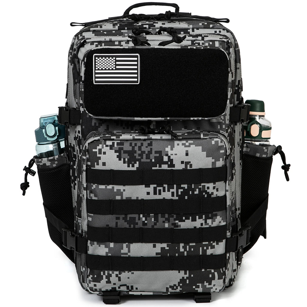 45L Tactical Backpack for Men  Outdoor camping equipment back pack Hiking Survival Rucksack travel backpacks School Bag