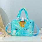 Plush Unicorn Shoulder Crossbody Bag