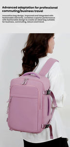Women Men Hand Luggage Backpack Business College Laptop Travel Backpack Waterproof Carry on mochila viaje cabina avion 40x20x26