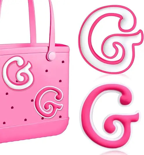 2Pcs Lettering Charms For Bogg Bag, 3D Alphabet Printed Decorative Accessories Charm For Bogg Bag, Insert Personalizing Alphabet
