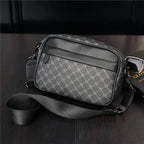 Luxury Floral Print Backpack Men Fashion Design Men's Backpacks Large-capacity Travel Bags PU Leather Backpack Male Schoolbag