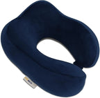 Memory Foam Travel Neck Pillow: Double Support for Neck, Head and Chin
