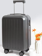 Small fresh luggage lightweight travel multifunctional luggage solid color student suitcase silent universal luggage and bag