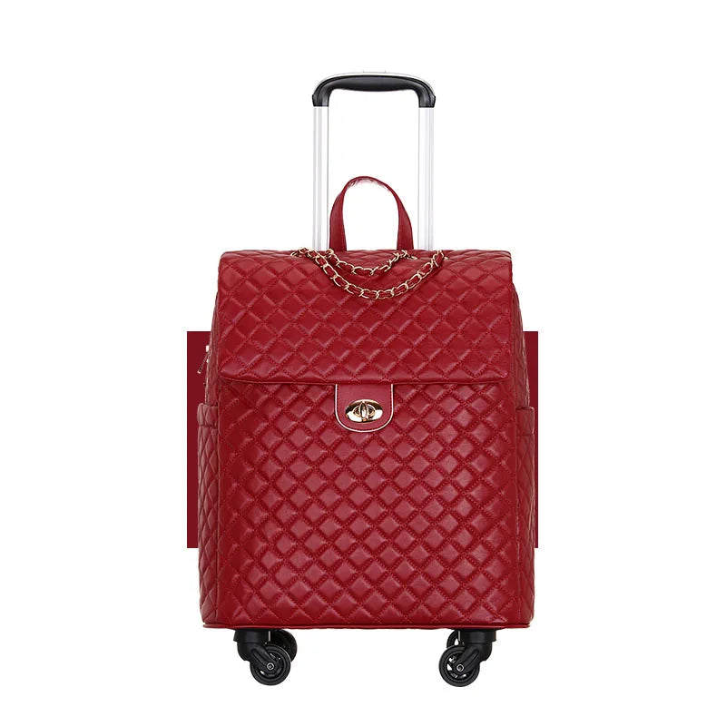 20 inch Rolling Suitcase Trolley Luggage Bag Travel Bags Suitcase With Universal mute Wheels Light fashion Carry on Luggage