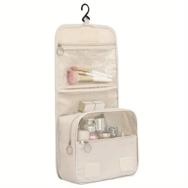 Travel Makeup Bag Waterproof Toiletries Organizer High Quality Women Neceser Bathroom Hook Wash Pouch Hook Makeup Storage Bag