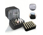 HOMEFISH Portable Double-layer Nail Polish Storage Bag Organizer Travel Essential Oil Storage Box Multi-function Storage Bag