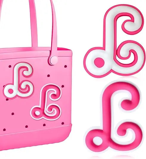 2Pcs Lettering Charms For Bogg Bag, 3D Alphabet Printed Decorative Accessories Charm For Bogg Bag, Insert Personalizing Alphabet