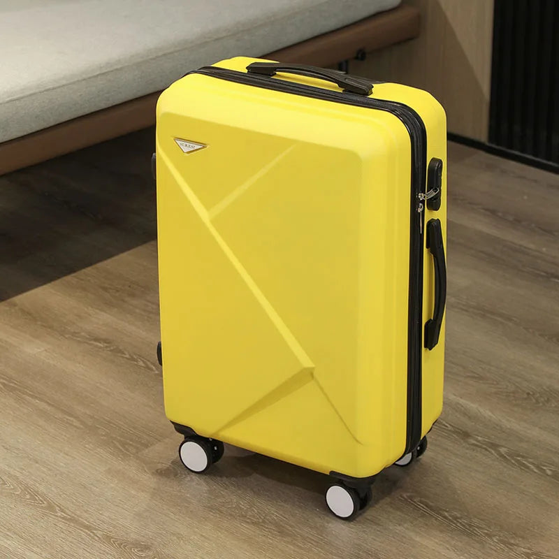 Irregular Z 20/24/28 Inch Carry-on Luggage Suitcase Abs Spinning Wheels with Combination Lock Lightweight Luggage