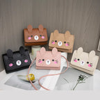 Kids Mini Handbag, Cute PU Shoulder Bag for Girls, Princess Coin Purse Wallet for Baby