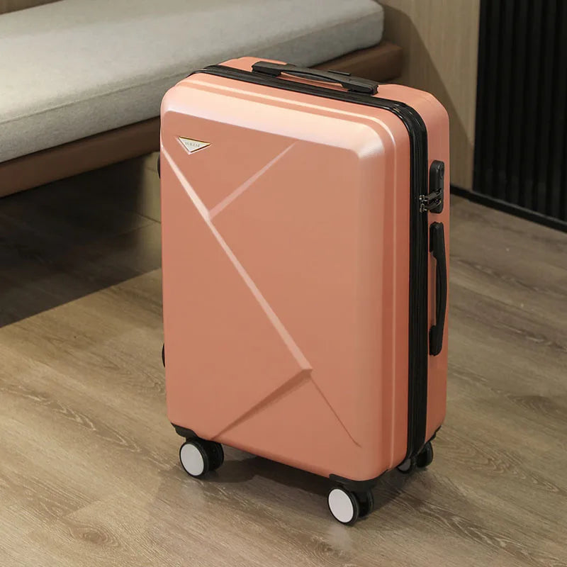 Irregular Z 20/24/28 Inch Carry-on Luggage Suitcase Abs Spinning Wheels with Combination Lock Lightweight Luggage