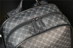 Luxury Floral Print Backpack Men Fashion Design Men's Backpacks Large-capacity Travel Bags PU Leather Backpack Male Schoolbag